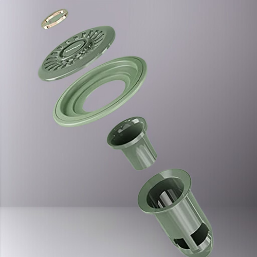 排水口カバー 防臭キャップ 地漏 キャップ 洗濯機排水口 2個セット 防臭 防虫 排水器具 浴室用 ブロッキング防止 速い排水 シンク下 排水こうカバー 臭気抑制 下水道消臭カバー 浴室用排水用皿 (