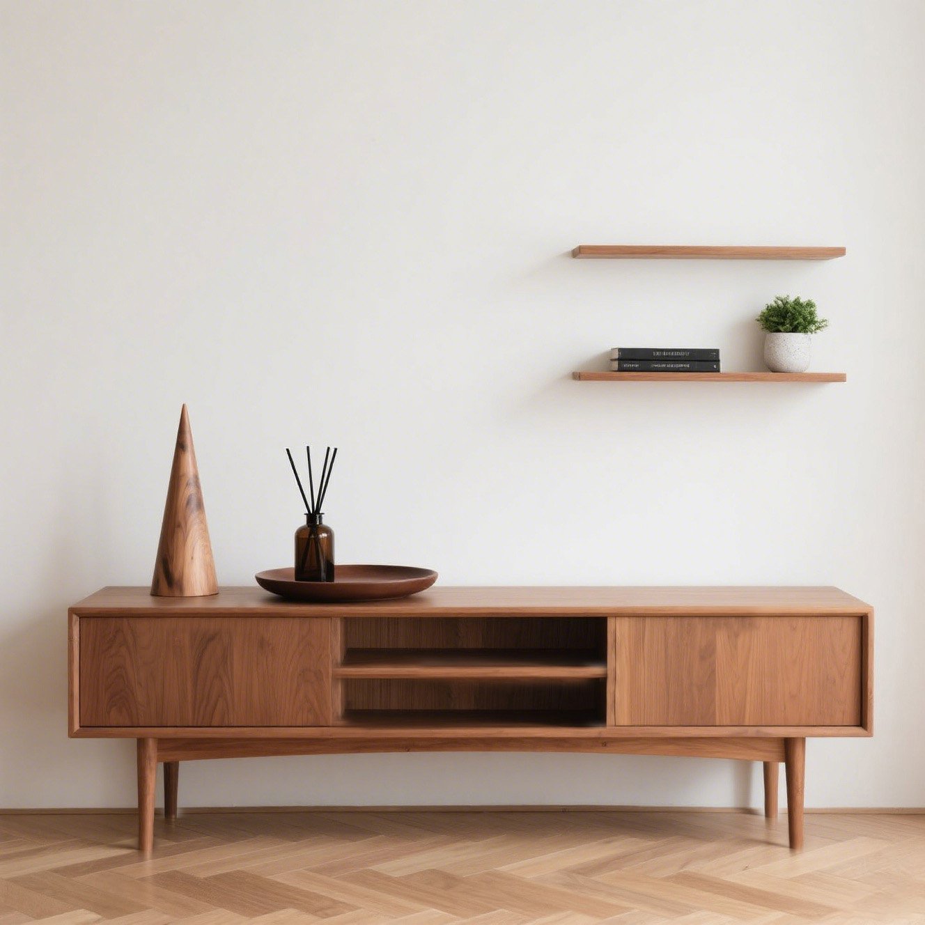 天然木テレビボード