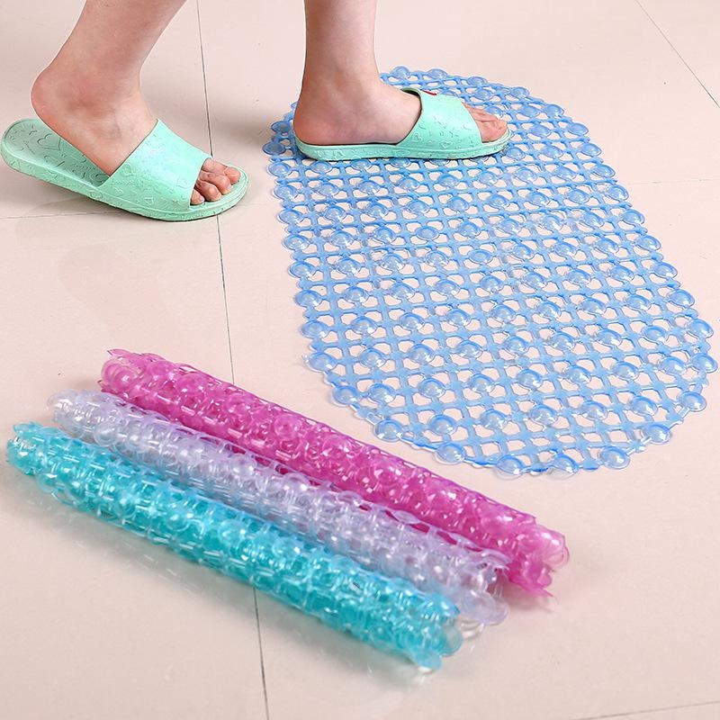 Anti-slip silicone bathroom mat