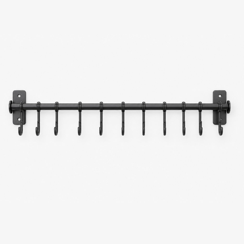 No-drill kitchen hooks, wall-mounted storage racks, spoon hooks, kitchen and bathroom accessories, s