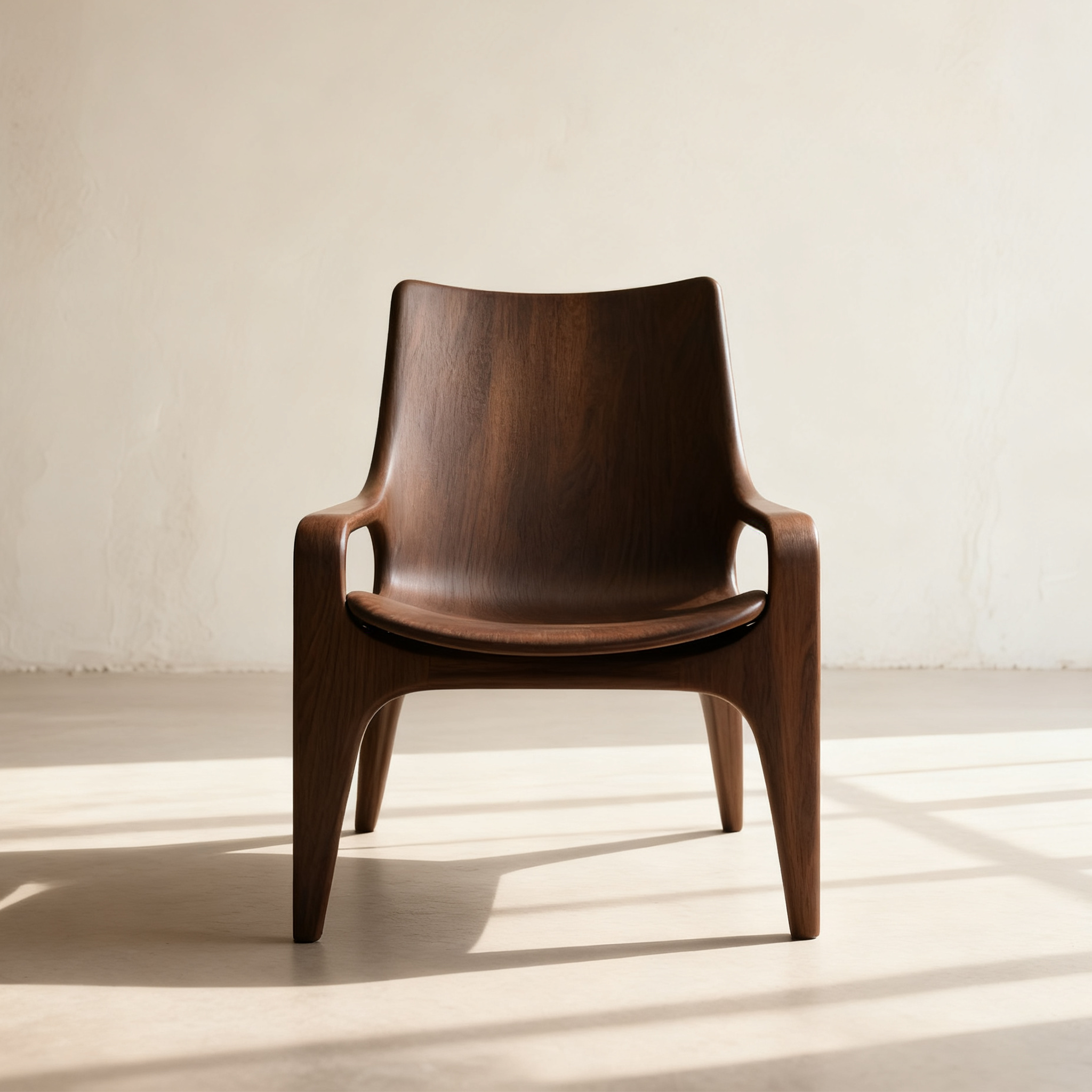 내추럴 원목 라운지체어