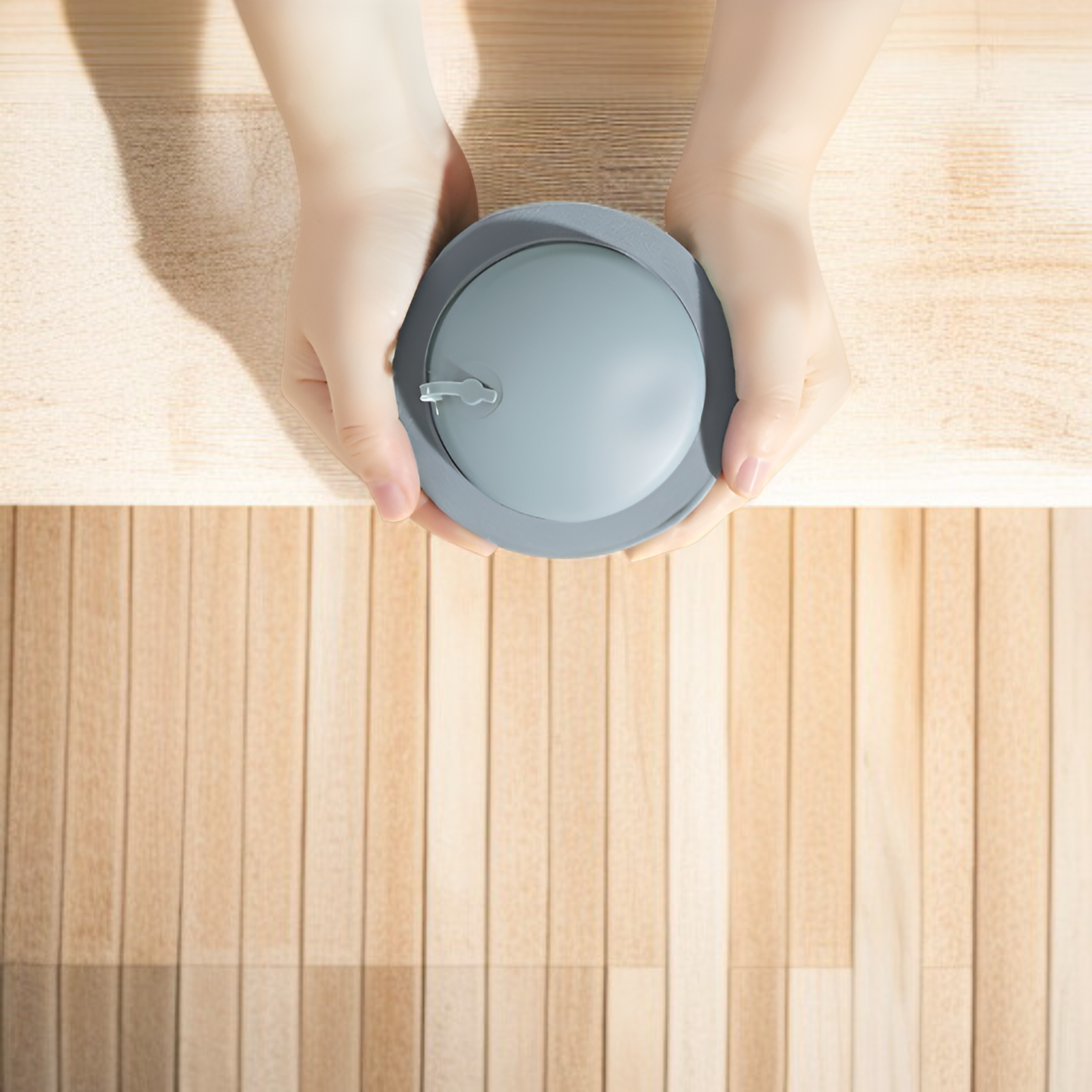 인체공학적 설계의 수동식 베개