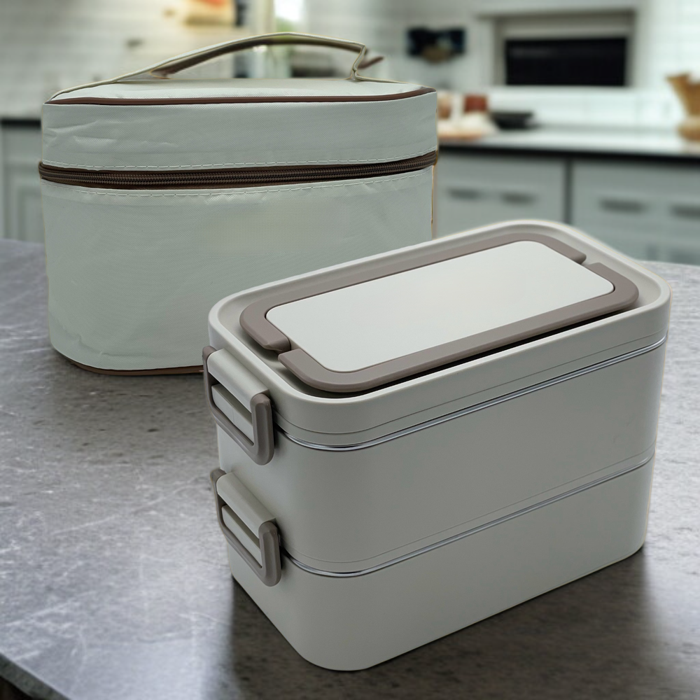 علبة طعام حافظ للحرارة من الستانلس ستيل