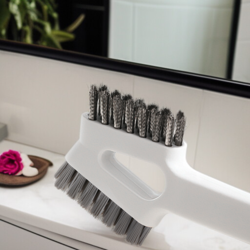Pasola Stainless Steel Wire Seafood Cleaning Brush close-up