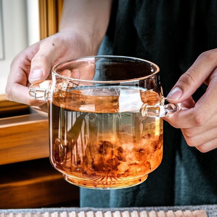 Cocotte en verre borosilicate résistant à la chaleur pour soupe et œufs vapeur, usage domestique