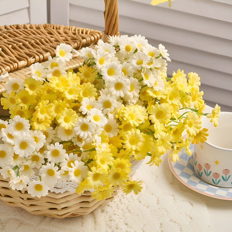 Kamille und Gänseblümchen für Wohnzimmer und Esstisch