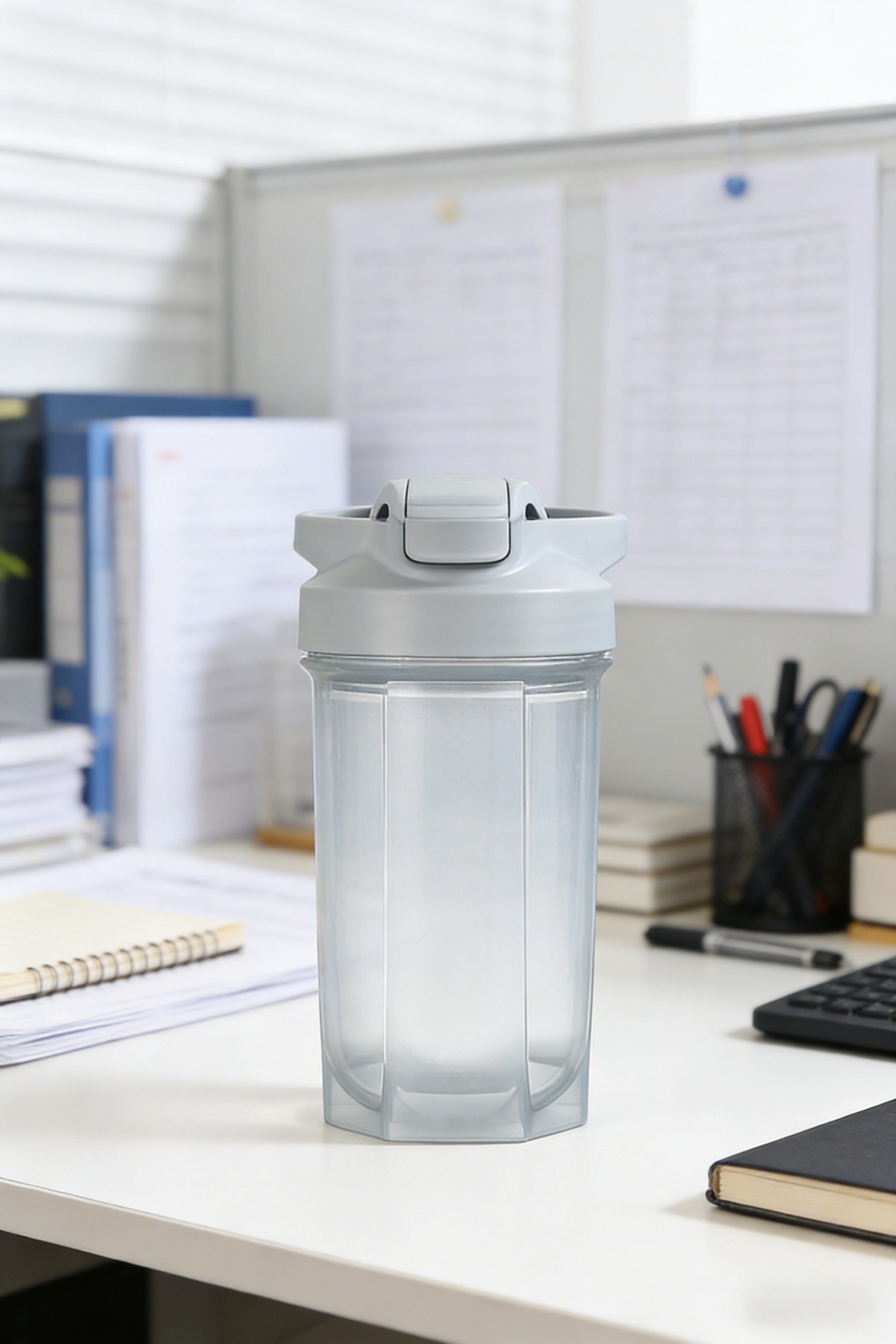 Lightweight water bottle for travel and workouts