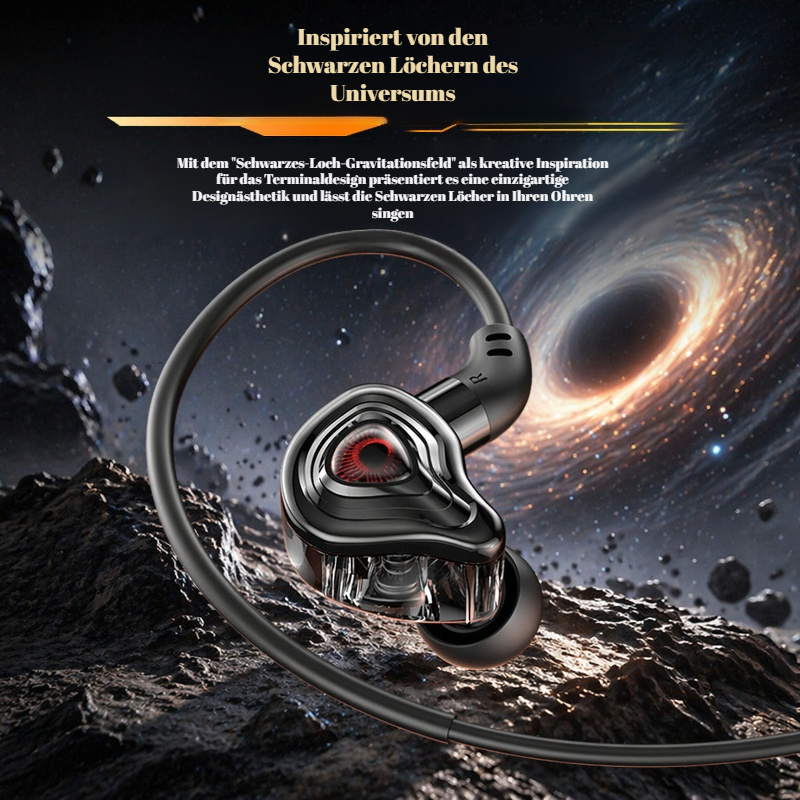 Gaming Kabelgebundenes Headset In-Ear mit Mikrofon und Bass-Ortung