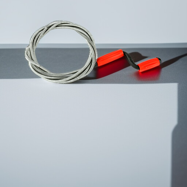 Rohrbagger Handkurbel zur Rohrreinigung in der Küche