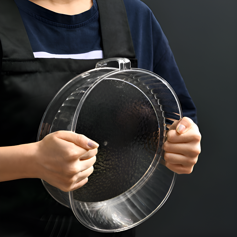 ฝาครอบอาหารหลายชั้นใส สำหรับกันฝุ่นในครัว