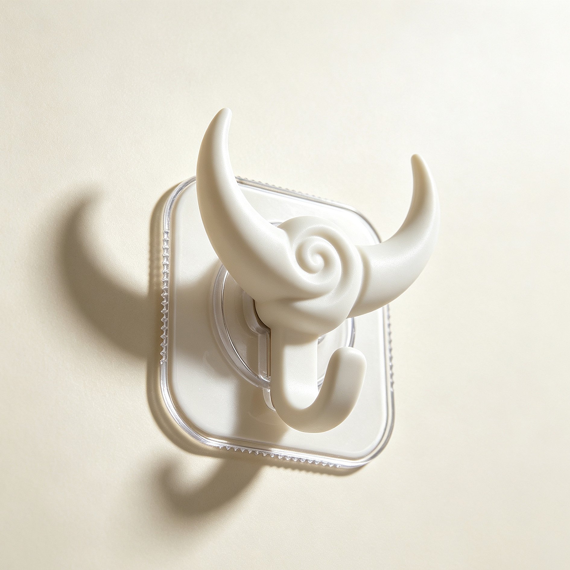 Close-up of Crescent Moon Swirl Hook details
