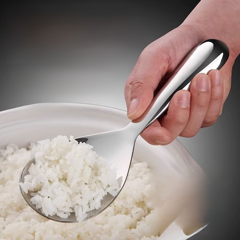 Cuchara de arroz de acero inoxidable