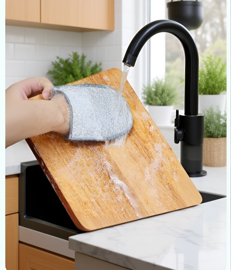 Kétoldalas törlőkendő kézvédő kialakítással