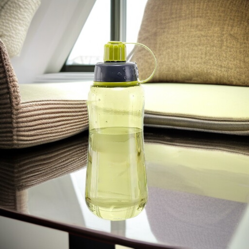 كوب شاي بلاستيكي بسعة كبيرة 1500 مل مع مصفاة، كوب رياضي محمول