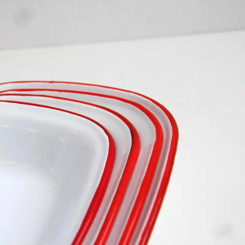 Rectangular Enamel Plate