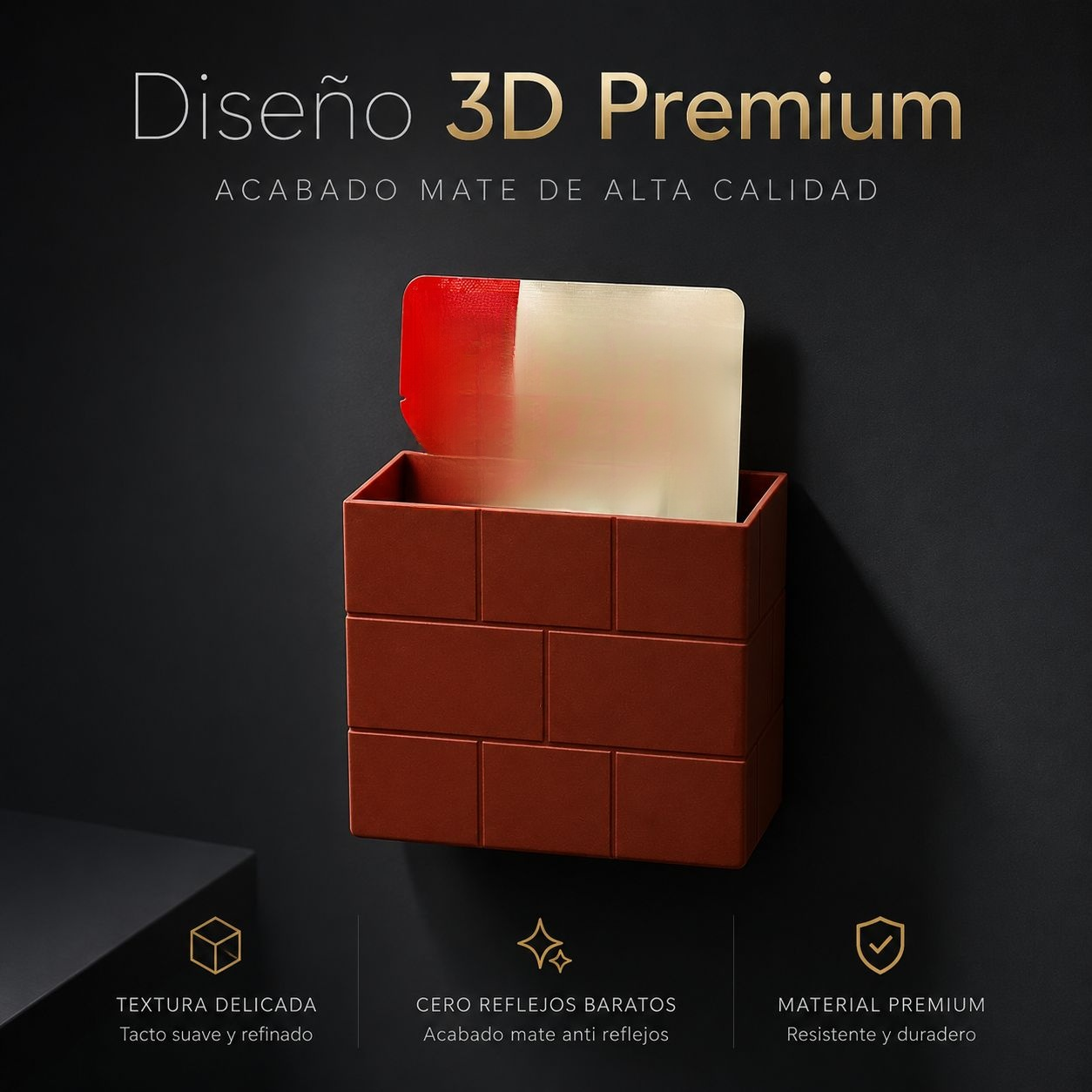 Portalápices magnético multifuncional, estilo retro de píxeles, apto para nevera