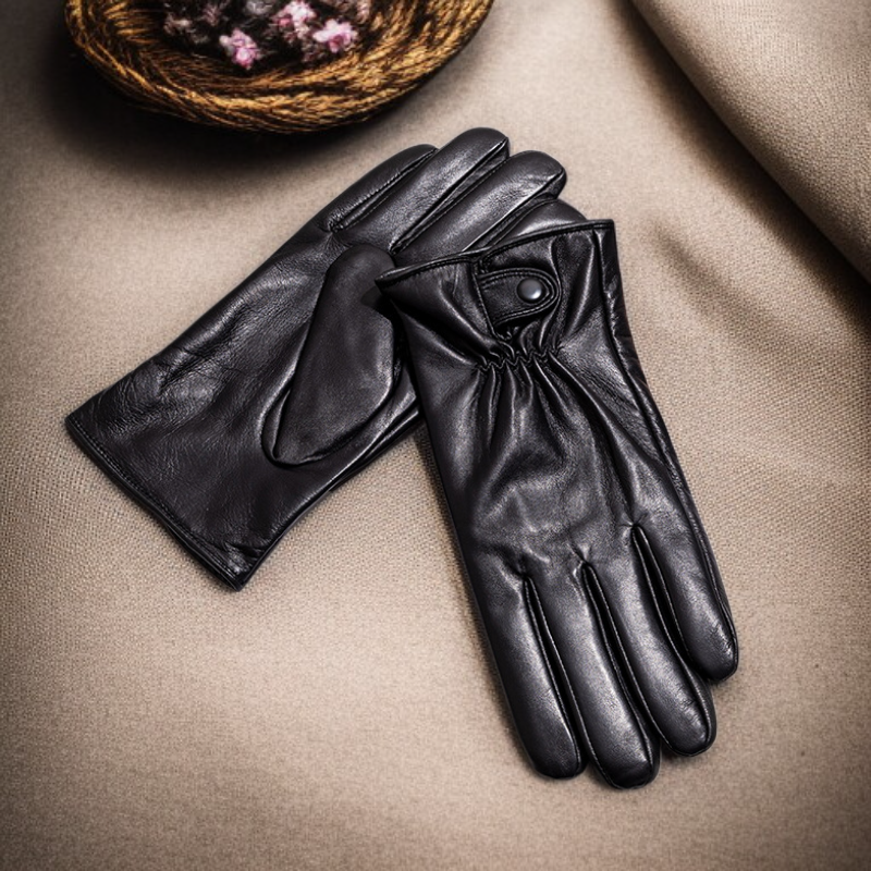 남성용 천연 양가죽 장갑