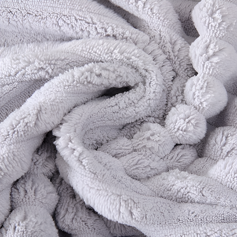 珊瑚絨加厚速乾乾髮帽