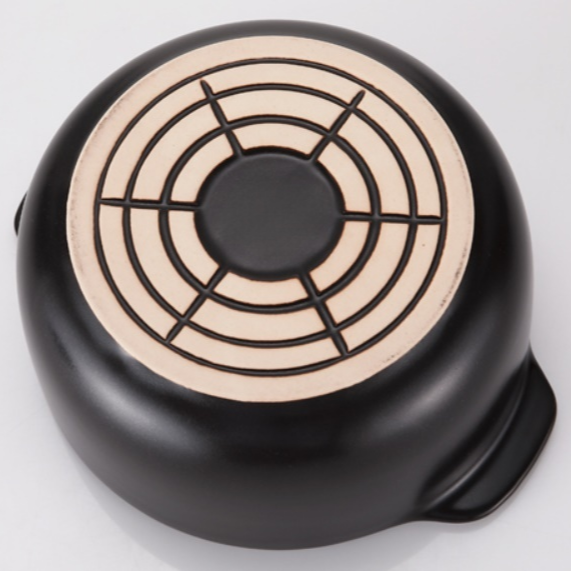 Double-eared ceramic pot