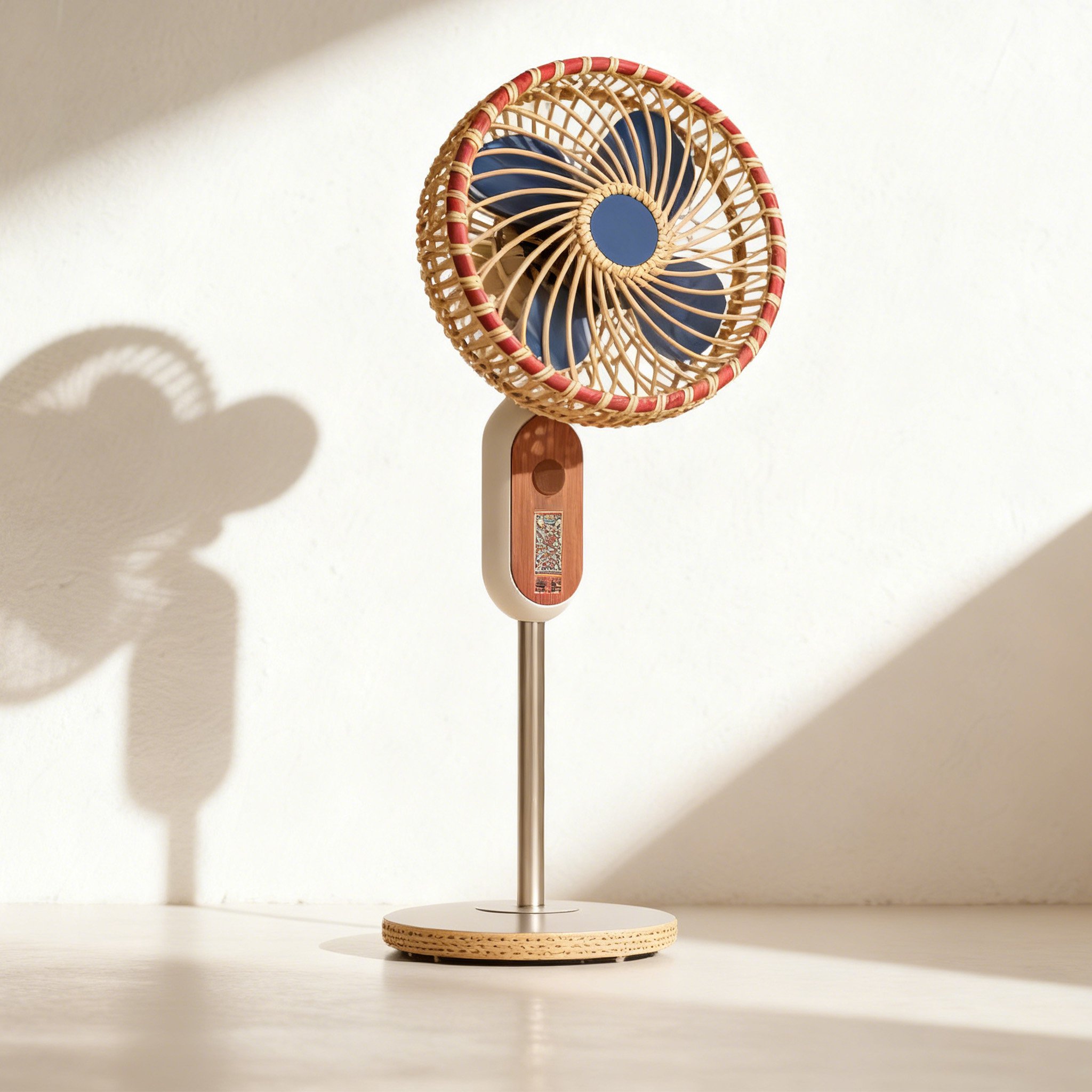 静音扇風機の操作パネル