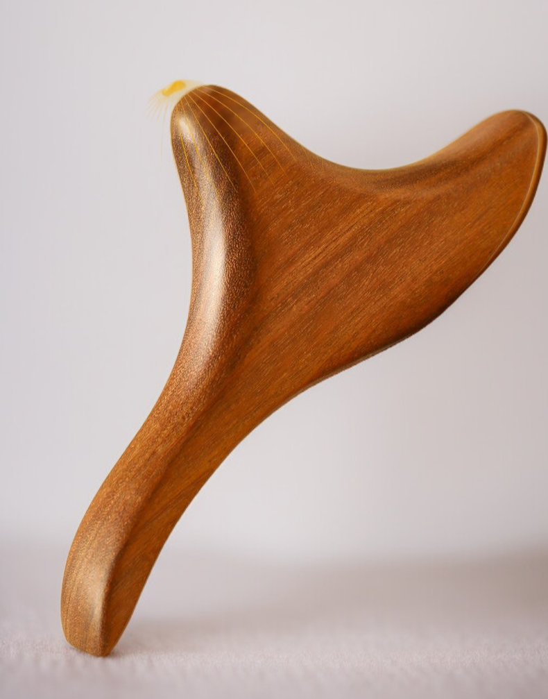 Masażer do stóp z drewna sandałowego w eleganckim opakowaniu