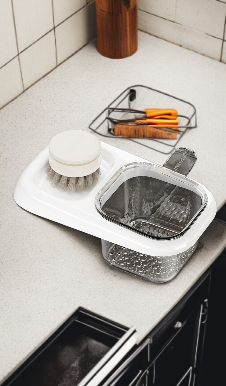 손 싱크대에 완벽하게 맞는 분리식 티바구니