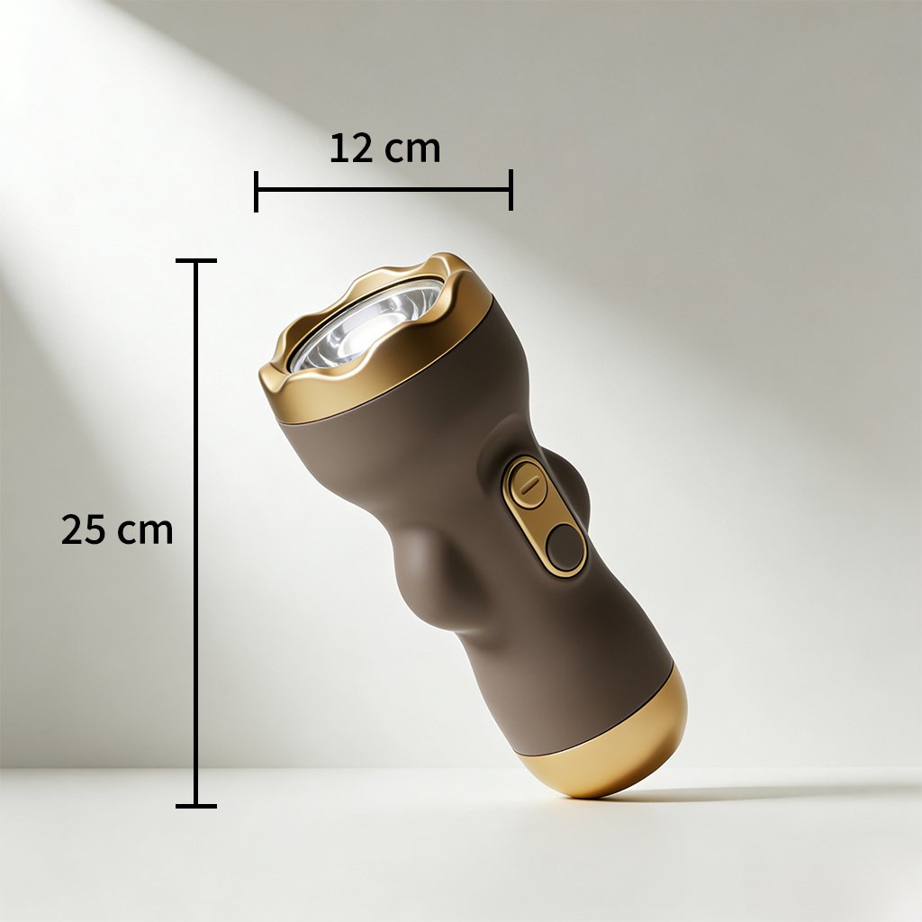 Strapabíró alumínium zseblámpa kültéri használatra