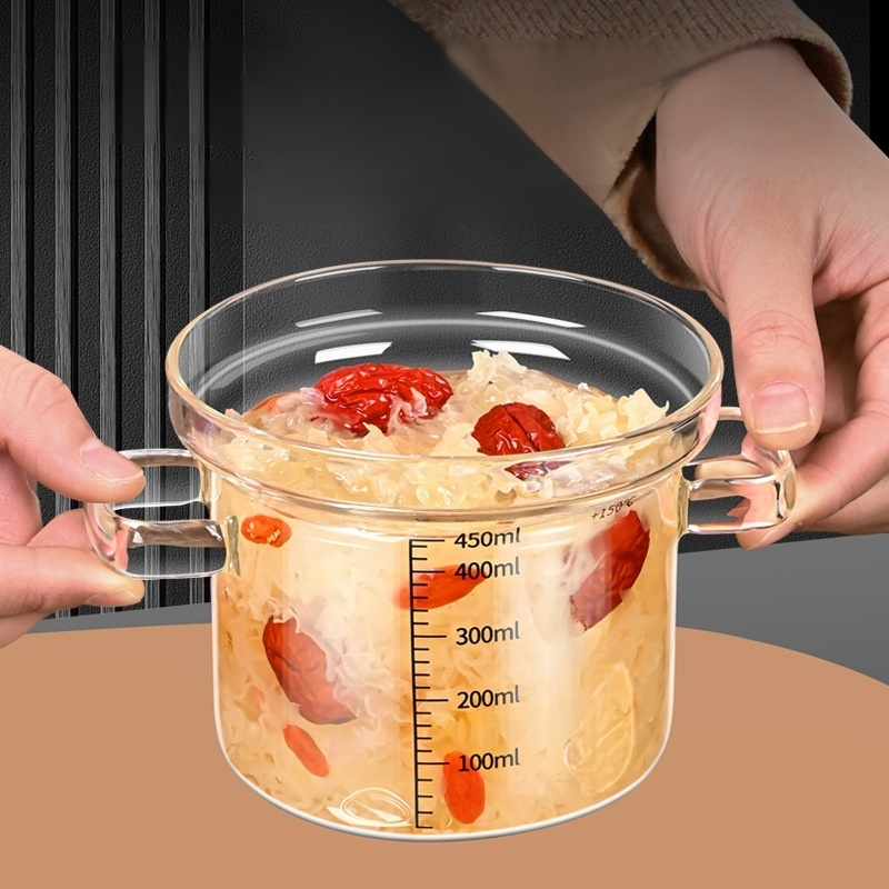 หม้อแก้วทนไฟขนาดเล็กสำหรับใช้ในบ้าน