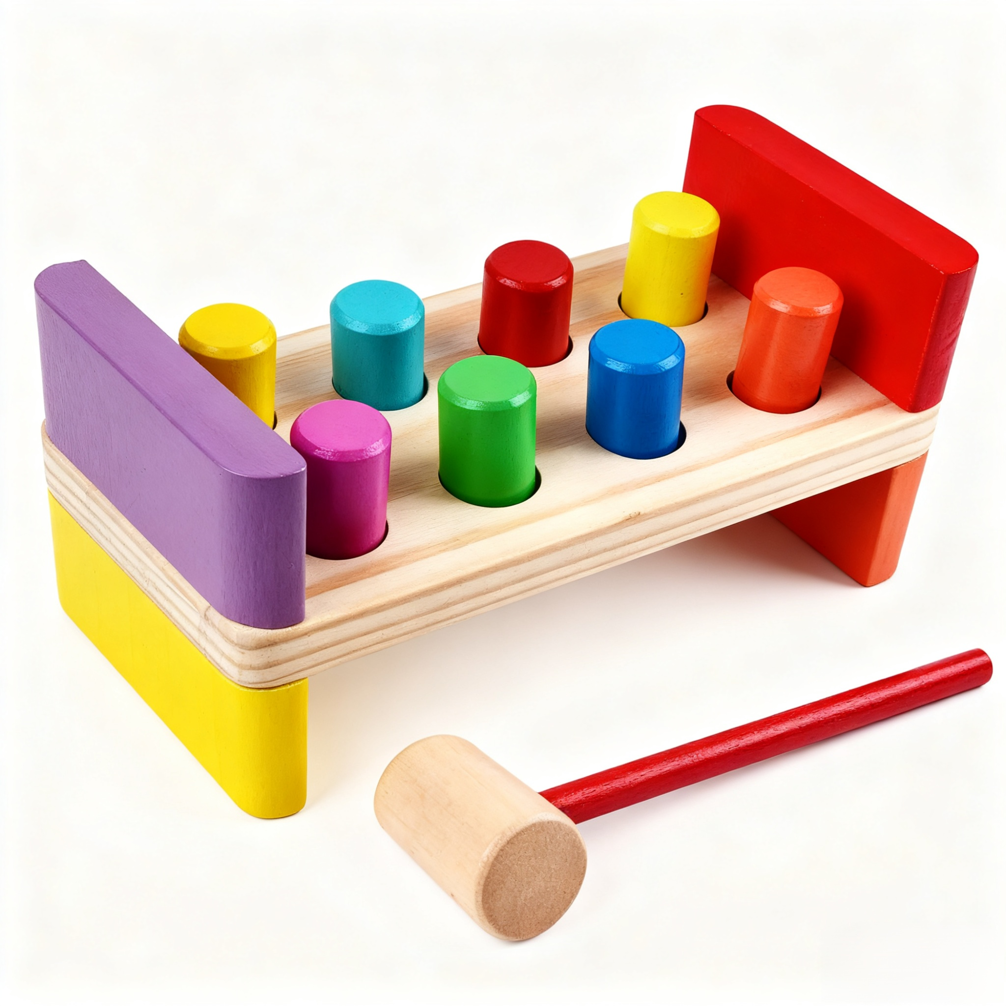 나무 장난감, 두드리는 장난감, 유아 교육 장난감