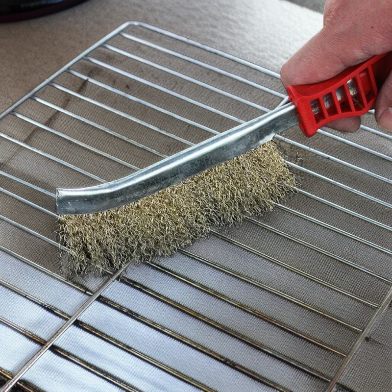  فرشاة سلكية من الفولاذ المقاوم للصدأ لإزالة الصدأ والتنظيف والتلميع وإزالة الحواف