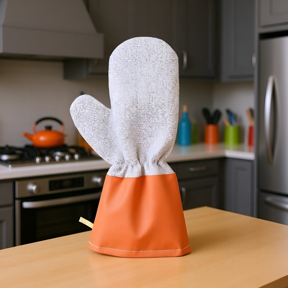 두꺼운 내열강선 청소 장갑