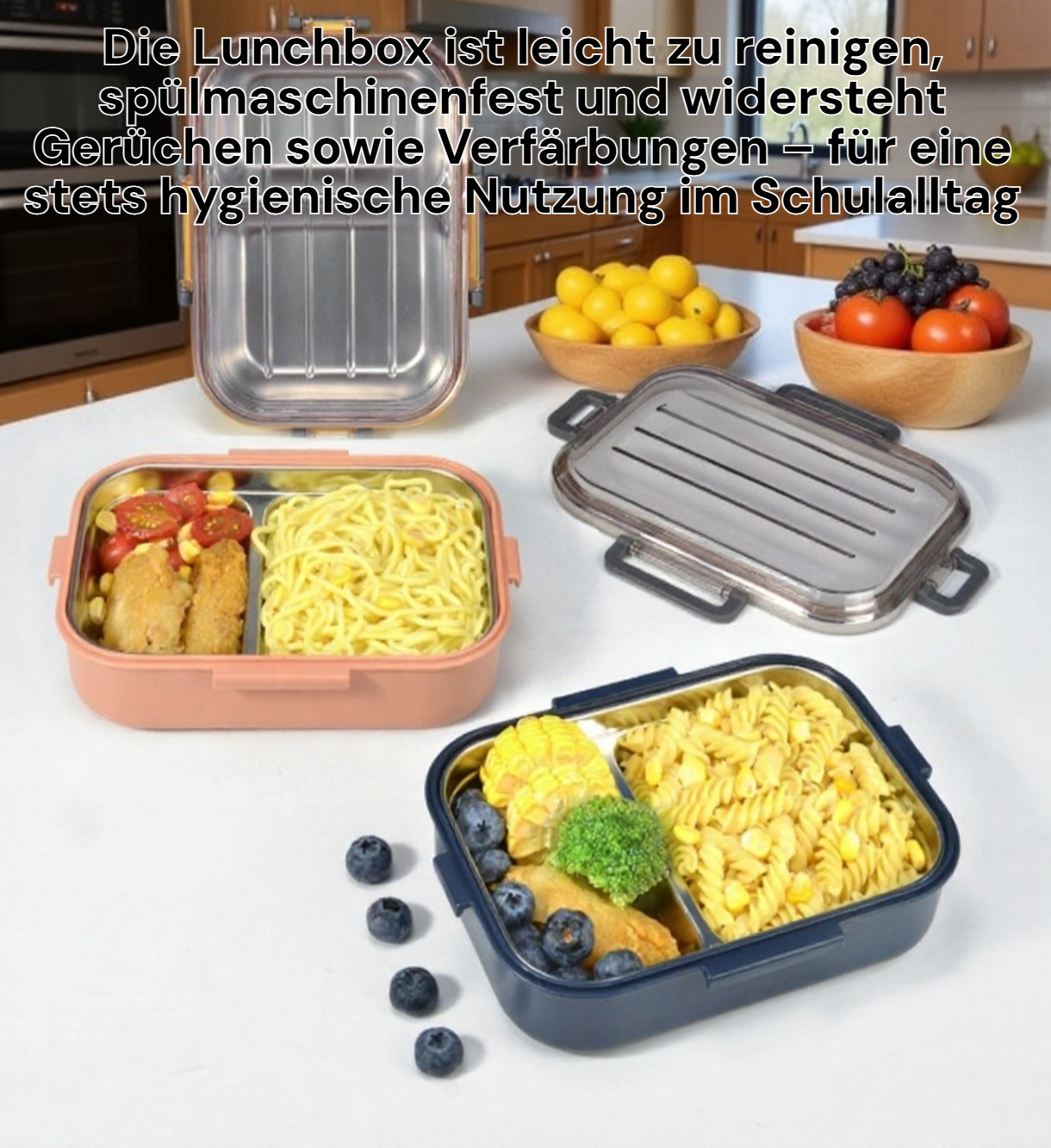 Bento-Box auslaufsicher mit Trennfächern