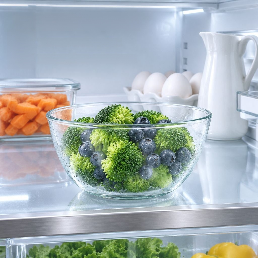 Transparent Borosilicate Glass Mixing Bowl for Soup and Salad