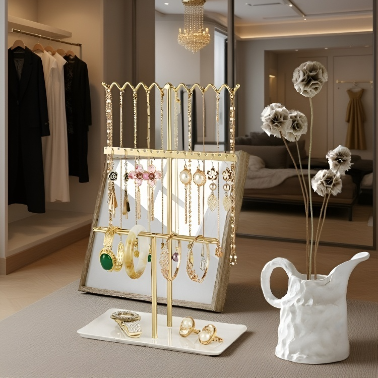 웨이브 귀걸이 팔찌 진열대