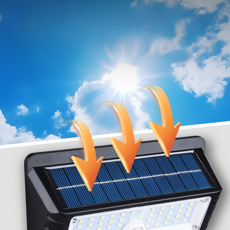 Home Garden Solar Sensor Wall Light