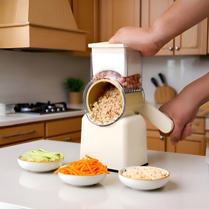 가정용 수동식 회전형 야채 절단기