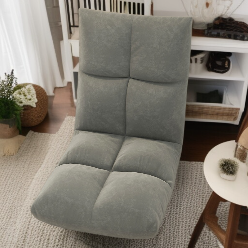 Pequeño sofá plegable de tela para suelo