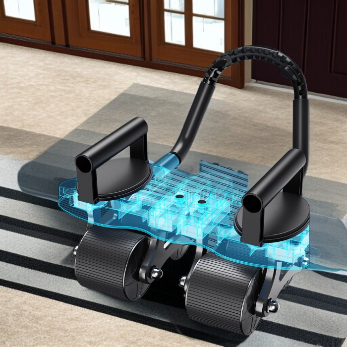 フラットサポート腹部ホイール 4輪3イン1自動リバウンドカーリングホイール