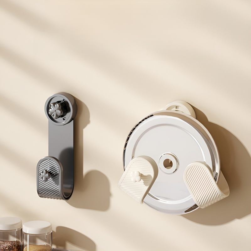 드릴 작업 없이 벽에 설치하는 냄비 뚜껑 걸이