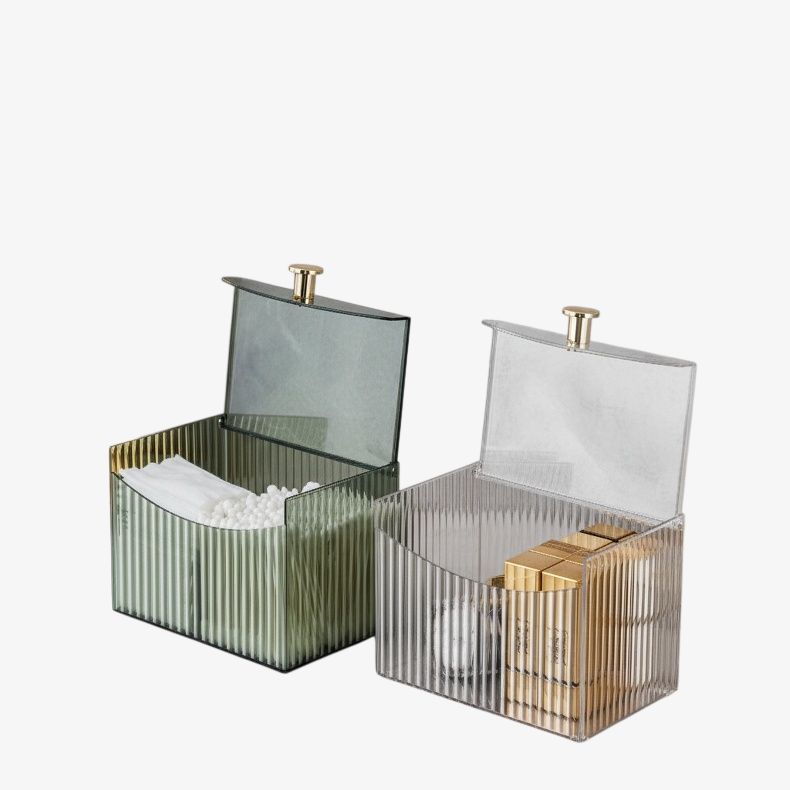 Transparent Cosmetic Storage Box Household Small Exquisite Portable Light Luxury