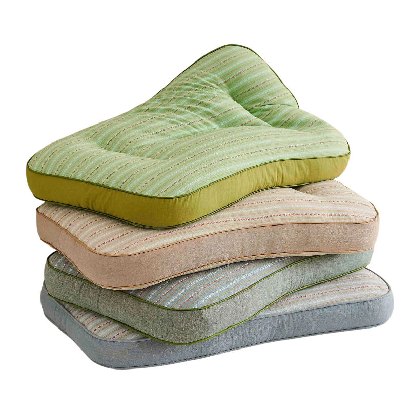 분할 탈부착식 메밀껍질 베개 순면 코트 목 베개 수면 베개 베개