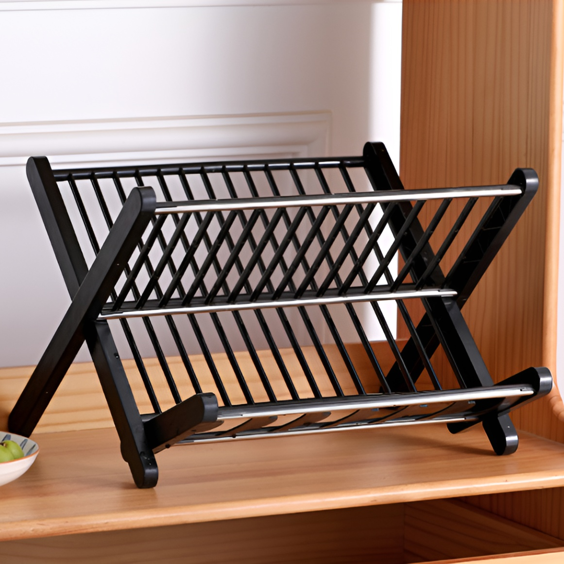 廚房免安裝瀝水收納置物架