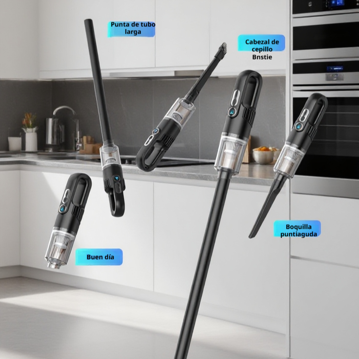  Aspiradora inalámbrica multifuncional de alta potencia