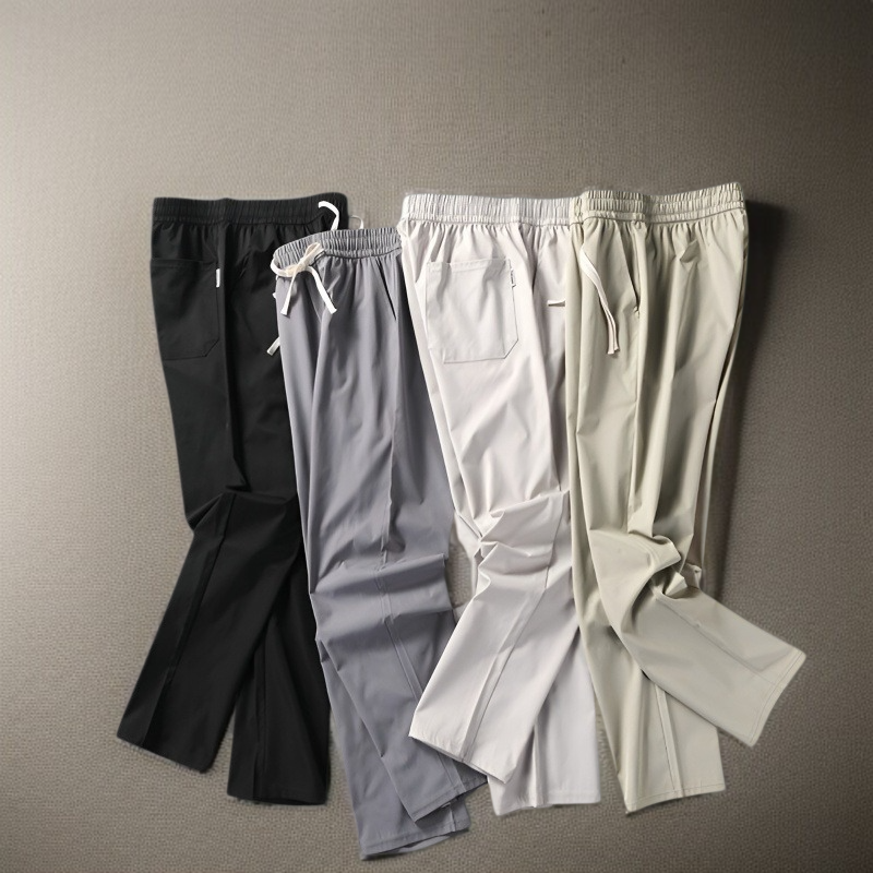 남성 속바지 고탄력 얇은 비즈니스 캐주얼 팬츠 삼방 패션 아이스 속바지