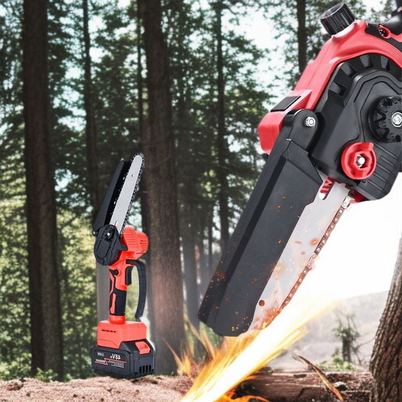 Mini sierra eléctrica de mano con batería de litio