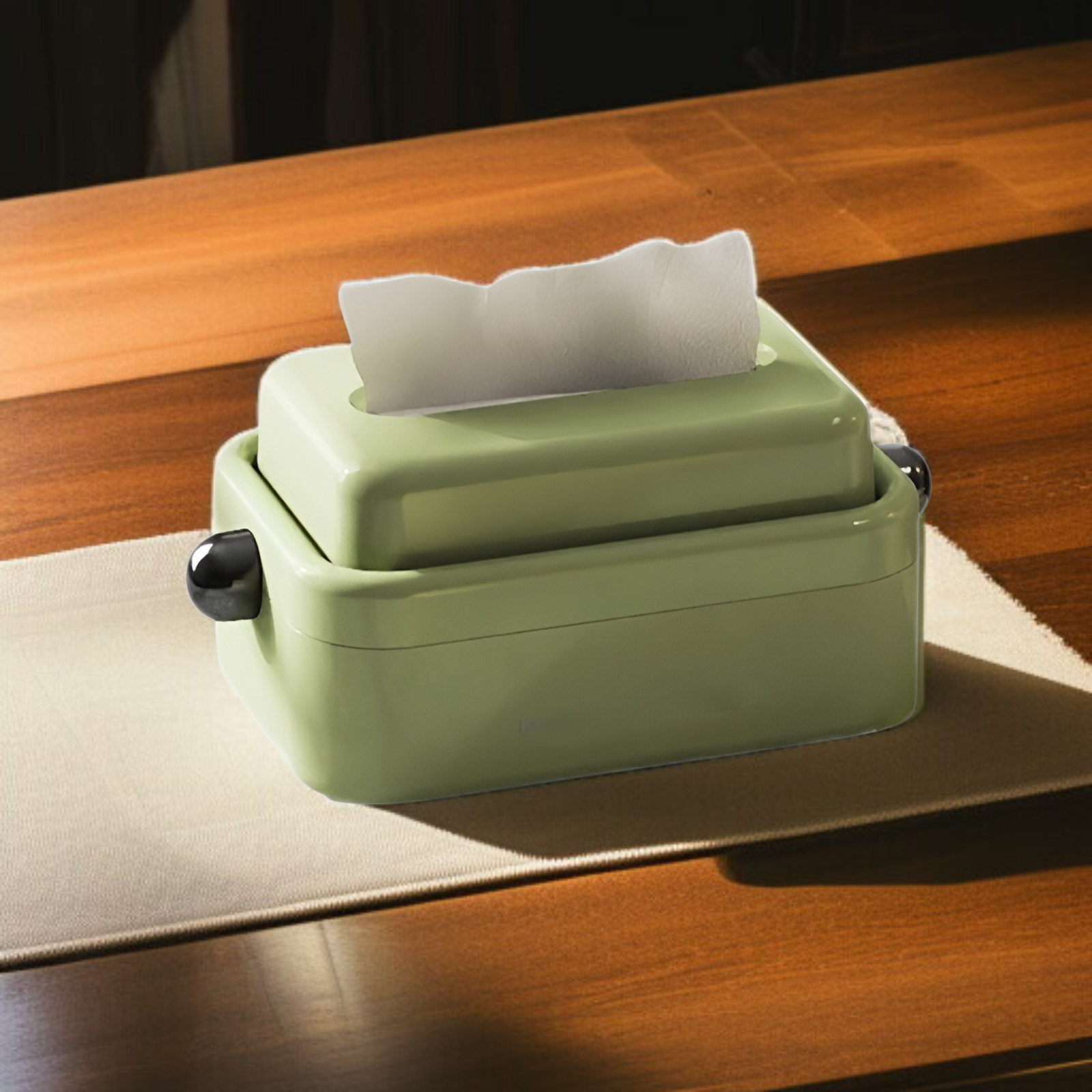 新しいクリエイティブな持ち上げ可能なティッシュボックス寝室リビングルーム高価値紙箱家庭用シンプルで芸術的な収納ボックス