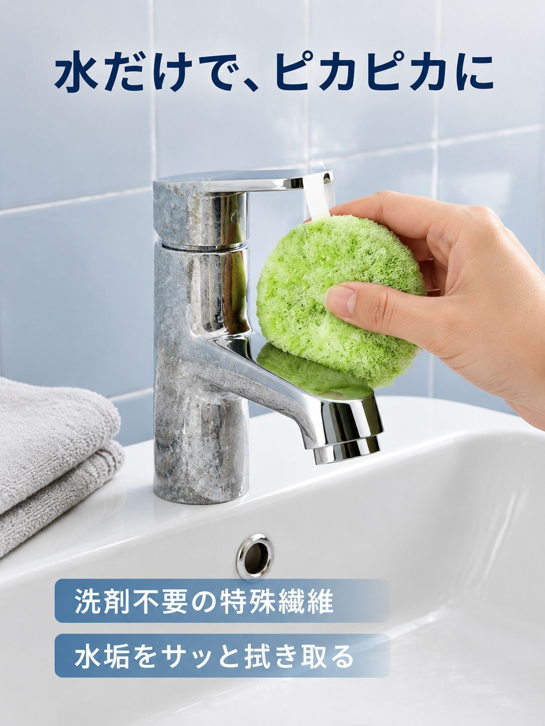 洗面台抗菌クリーナーボール