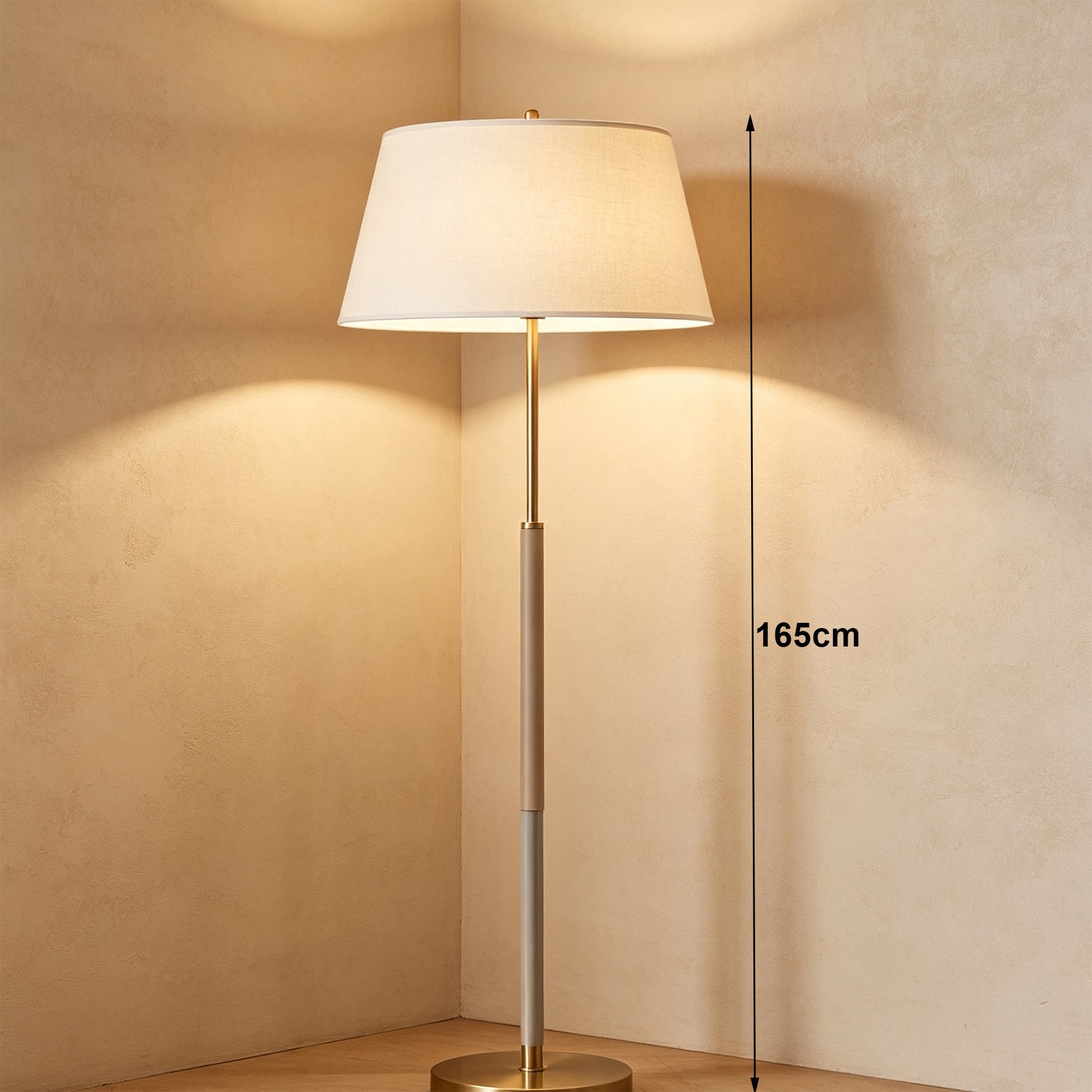 Modern patchwork floor lamp for home decor