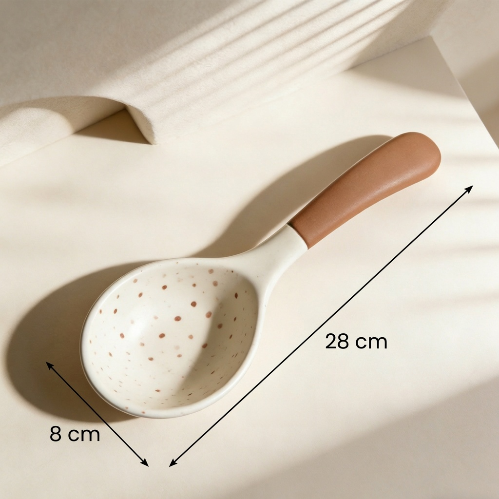 Non-stick rice scoop serving steamed rice