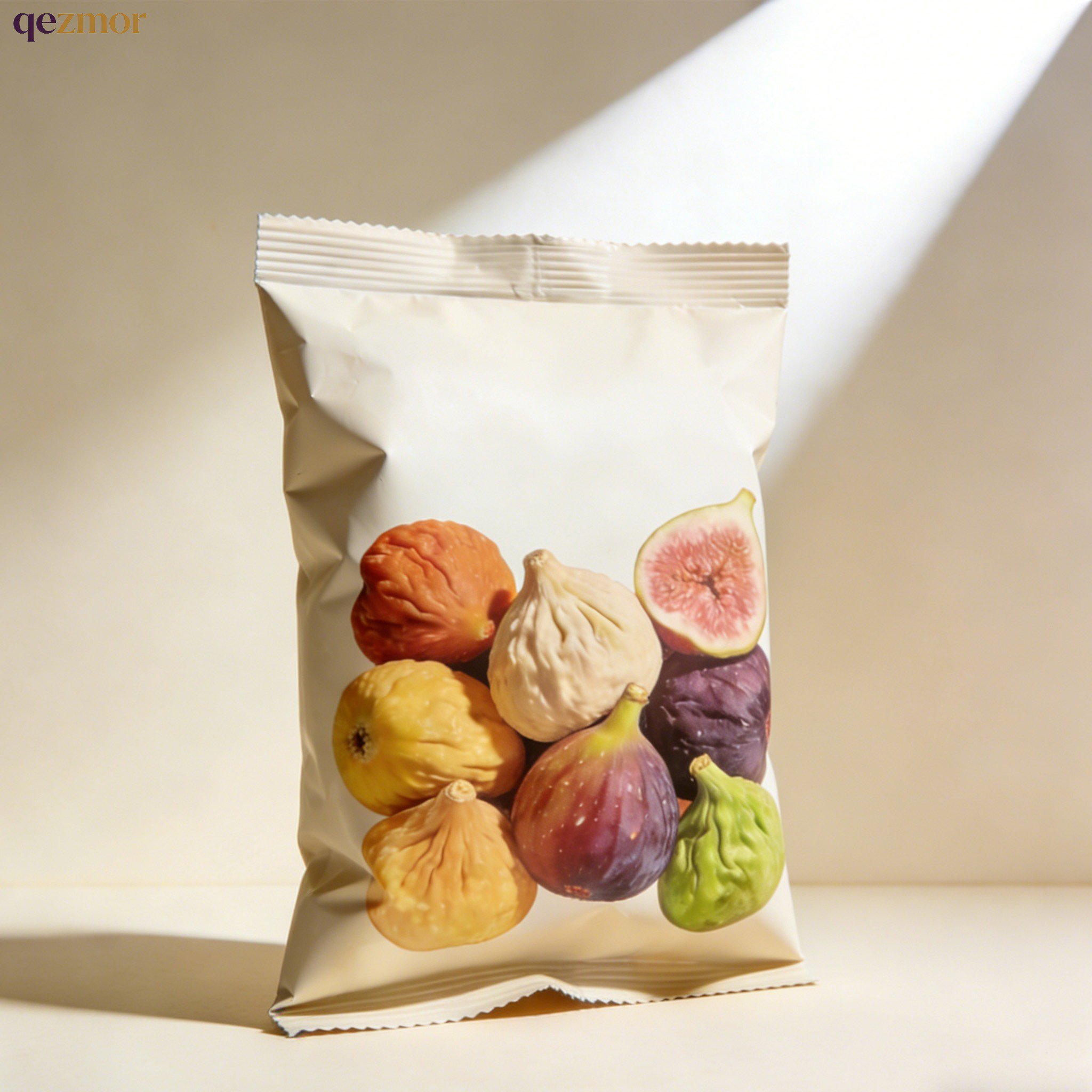 신선하게 건조된 무화과 클로즈업 사진